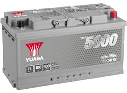 BATTERIE 100Ah 900A - Batterie YUASA YBX5019 SILVER 12V - BATTERYSET