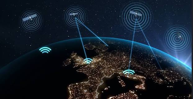 ESA - Artist's rendering of Direct-to-Device (D2D) mobile connectivity